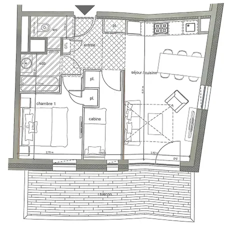 公寓 New - - South-facing Terrace - Mountain View 拉普拉涅